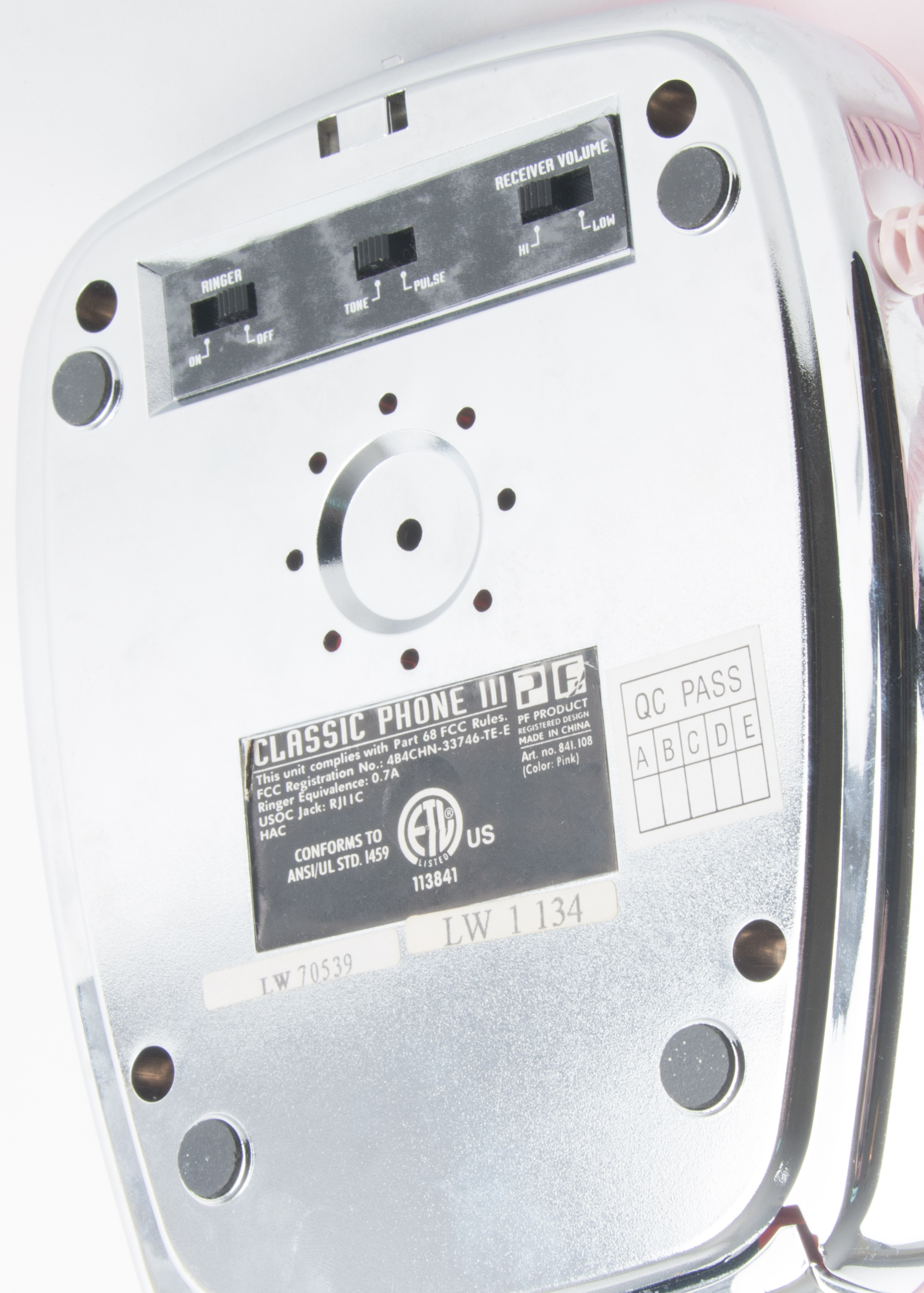 Vintage Pink Touchtone Telephone