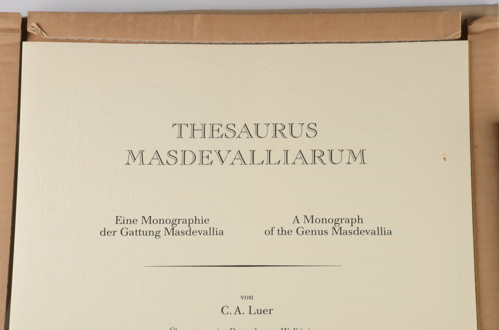 1992 A Monograph of the Genus Masdevall