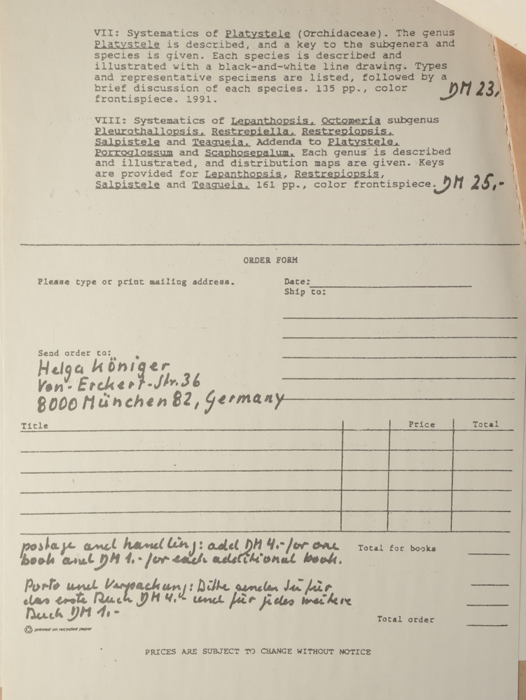 1992 A Monograph of the Genus Masdevall