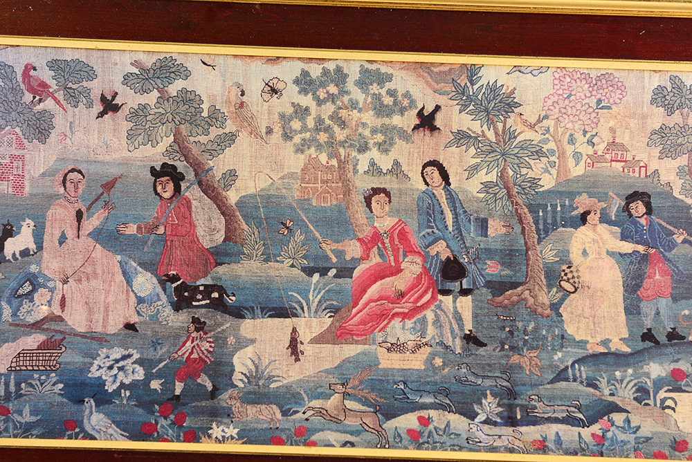 Gold Framed Photo Offset Lithograph