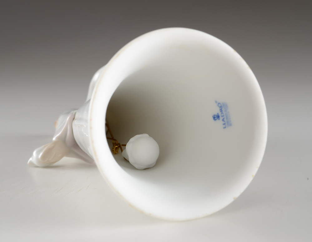 Lladro Porcelain Angel Figurine and Bell