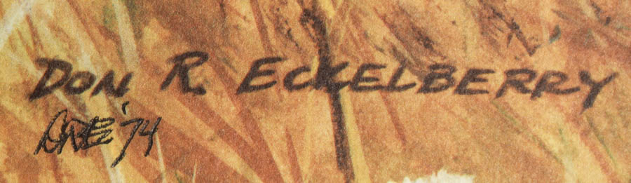 Signed Don Richard Eckelberry "Meadowlark" Print