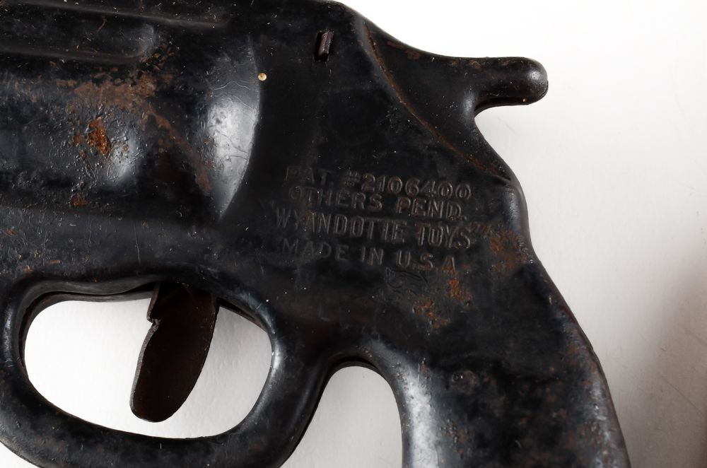 Four Vintage Toy Cap Guns