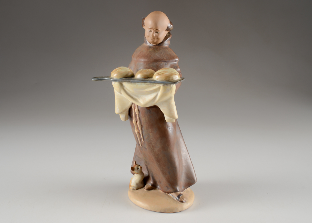 Lladro Franciscan Monk "Our Daily Bread" Figurine