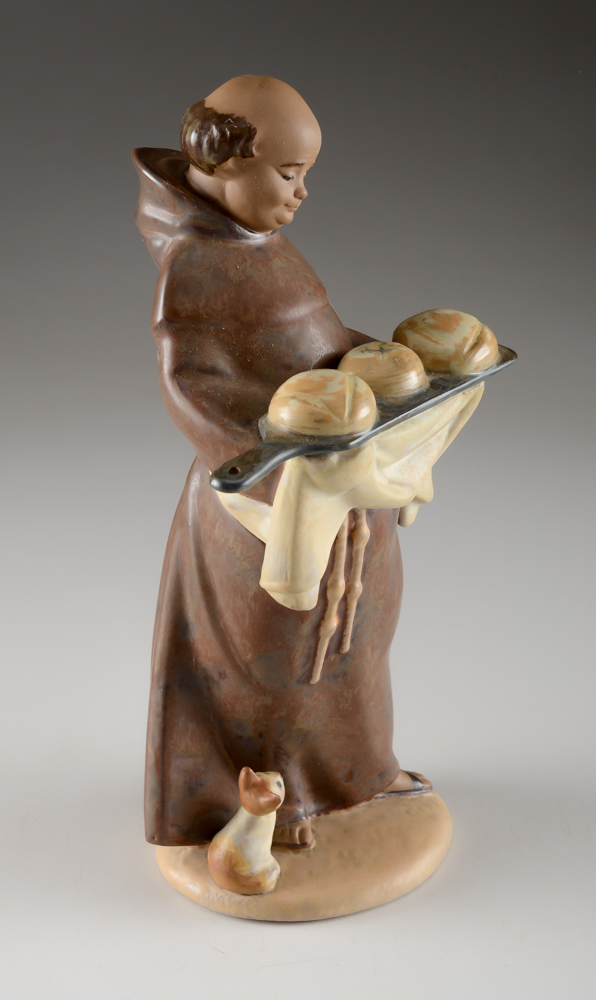 Lladro Franciscan Monk "Our Daily Bread" Figurine