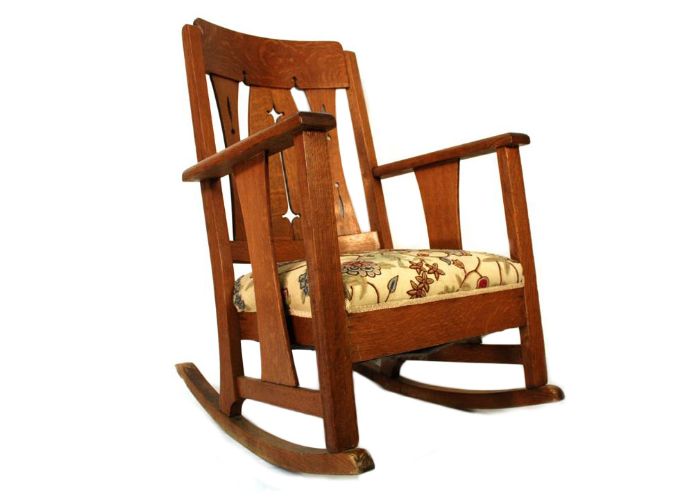 Mission Style Oak Rocking Chair