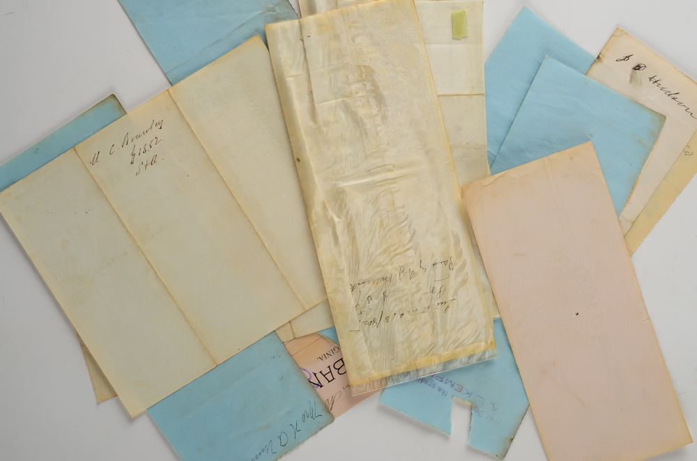 Grouping of Antique Checks