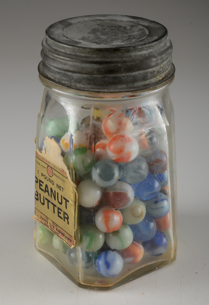 Vintage Marble Collection in Jar