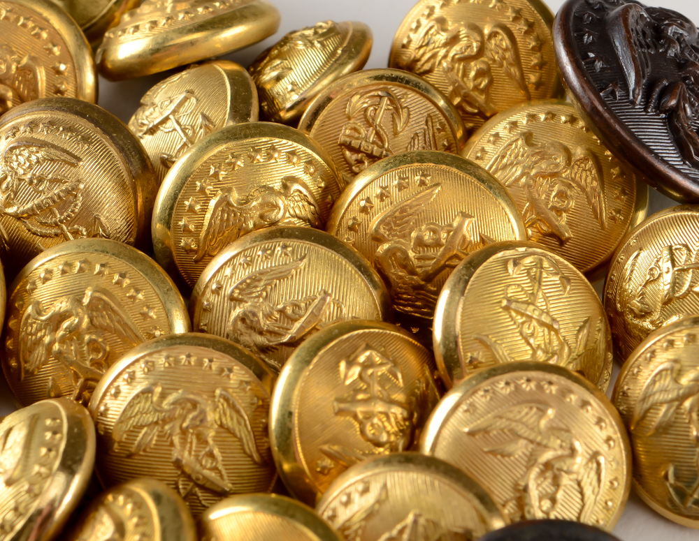 Collection of WWI era U.S. Marine Corp Buttons