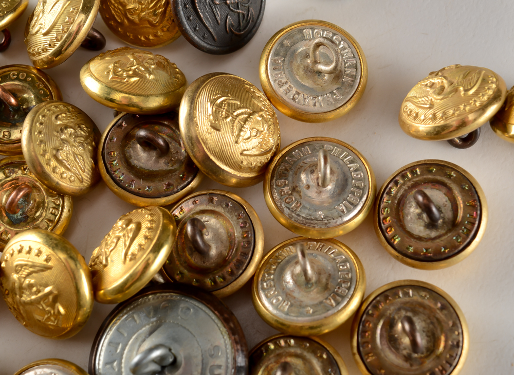 Collection of WWI era U.S. Marine Corp Buttons