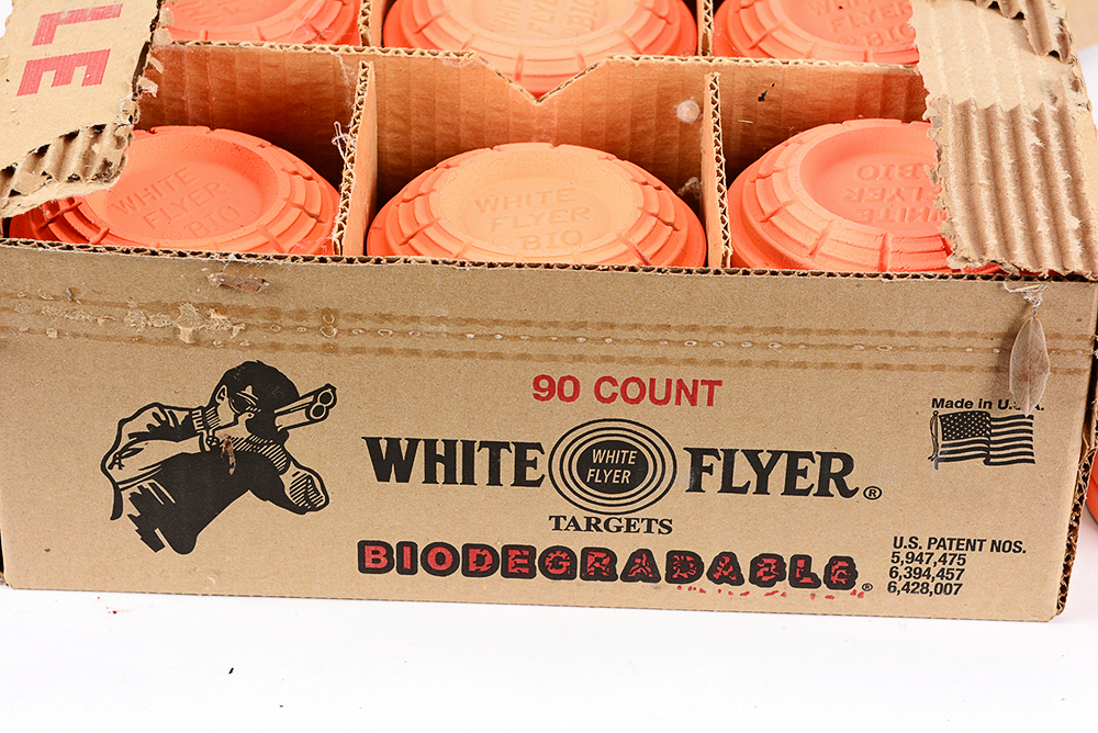 White Flyer Clay Pigeon Targets