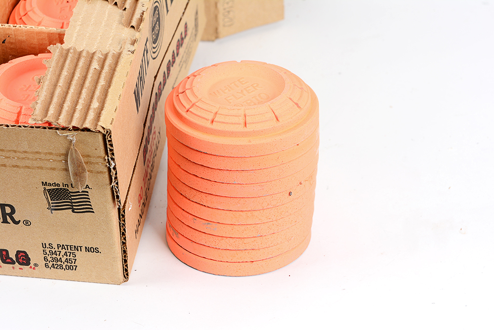 White Flyer Clay Pigeon Targets