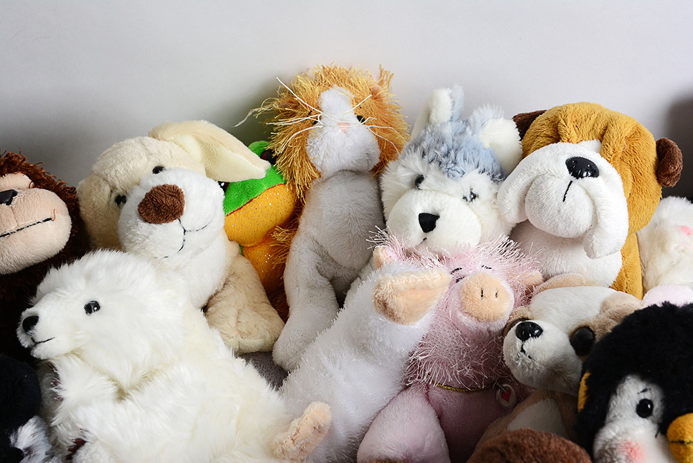 Assorted Webkinz and Other Plush Animals