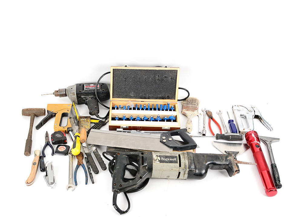 Drill, Wrenches, and Other Hand Tools