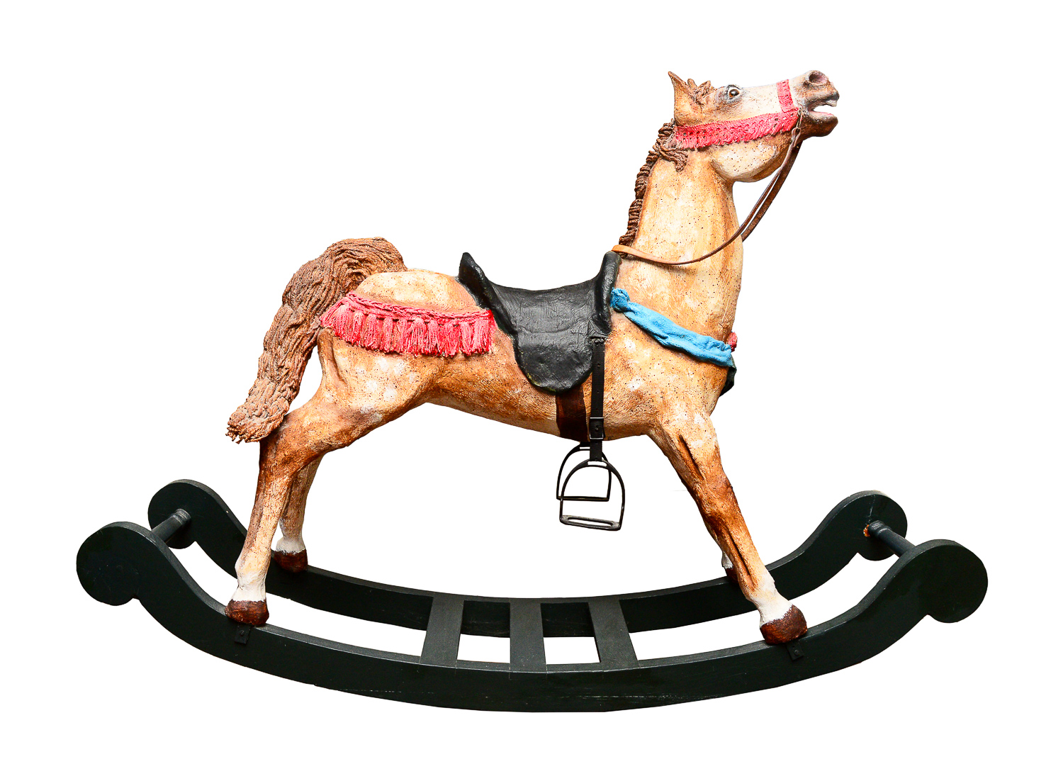Large Rose Reed Littrell Rocking Horse Sculpture