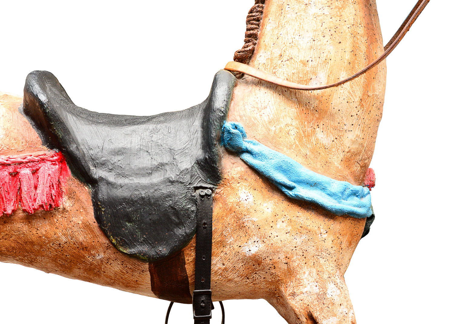 Large Rose Reed Littrell Rocking Horse Sculpture