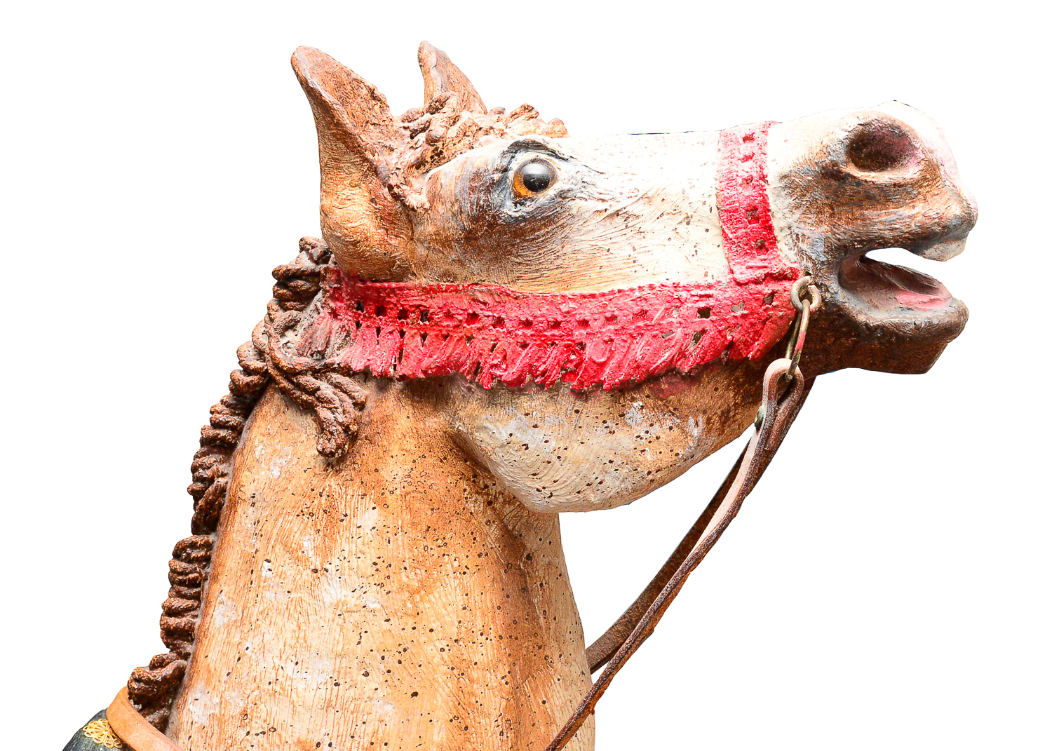 Large Rose Reed Littrell Rocking Horse Sculpture