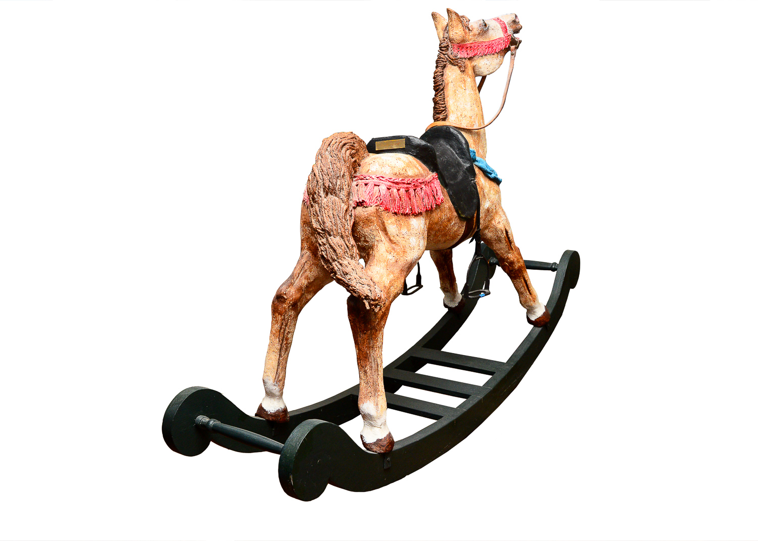 Large Rose Reed Littrell Rocking Horse Sculpture