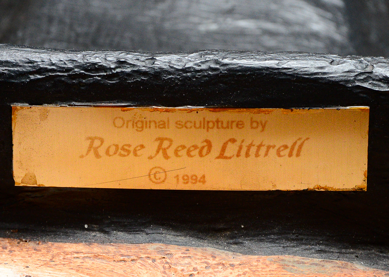 Large Rose Reed Littrell Rocking Horse Sculpture