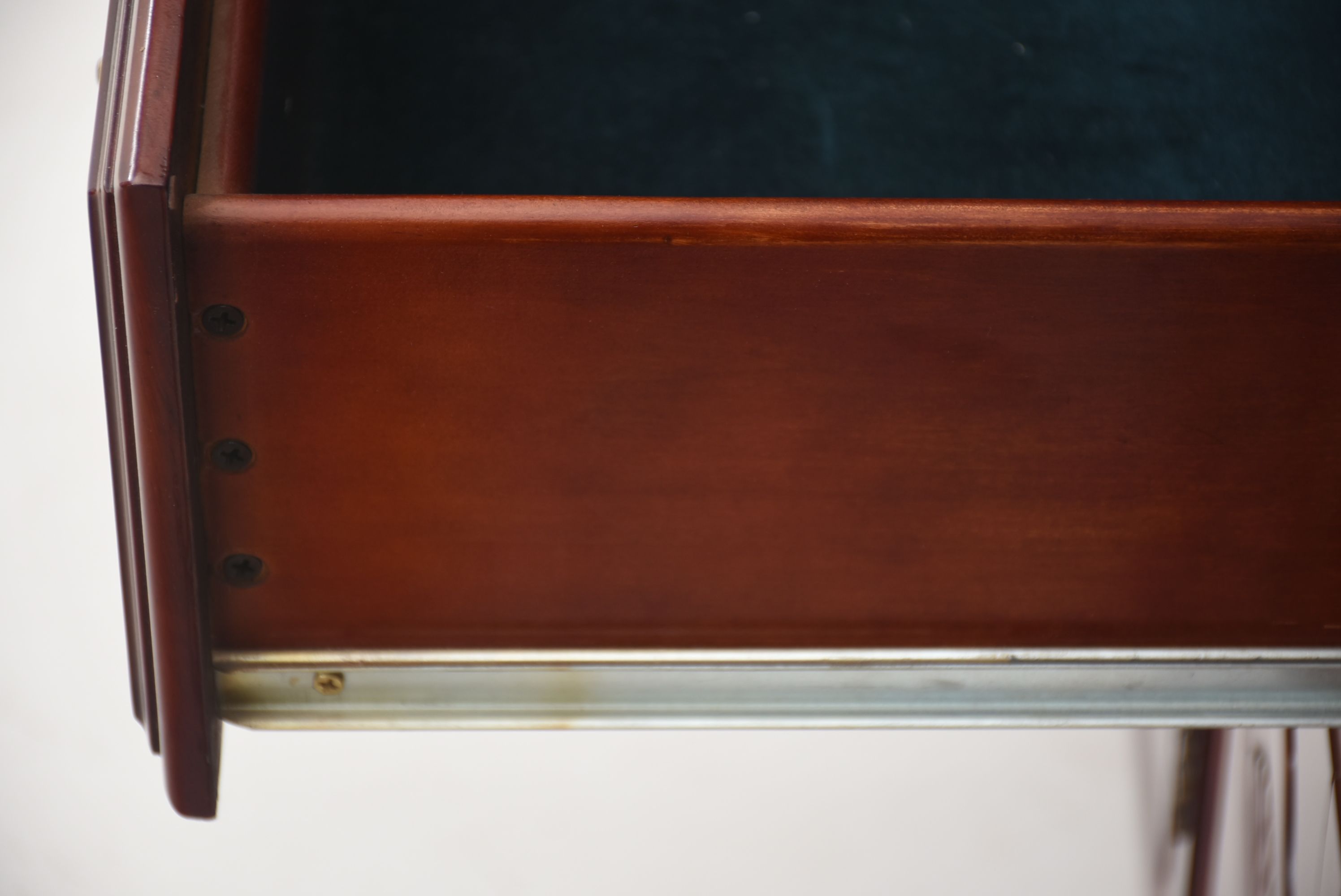 Queen Anne Style Cherry China Cabinet