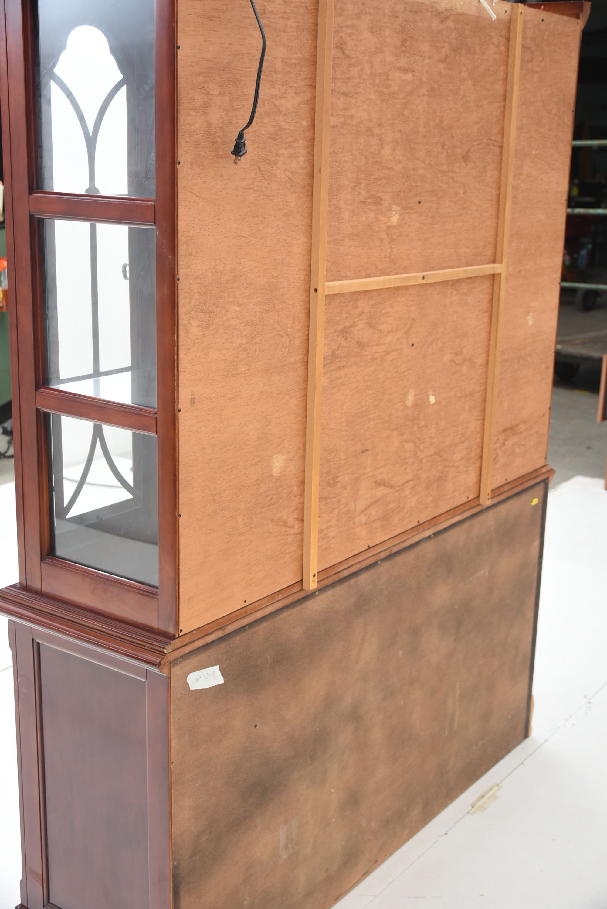 Queen Anne Style Cherry China Cabinet