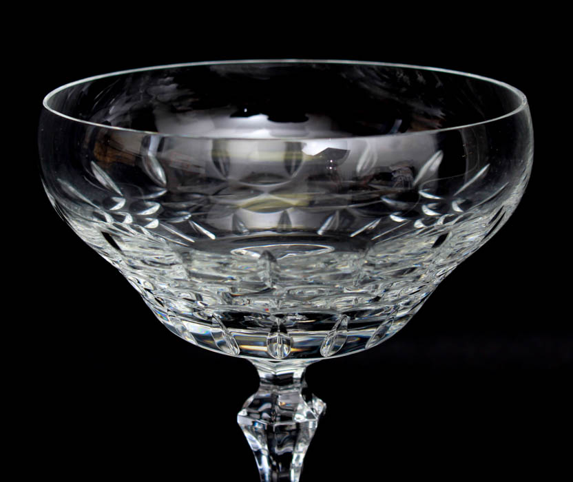 Group of Crystal Cordial Glasses
