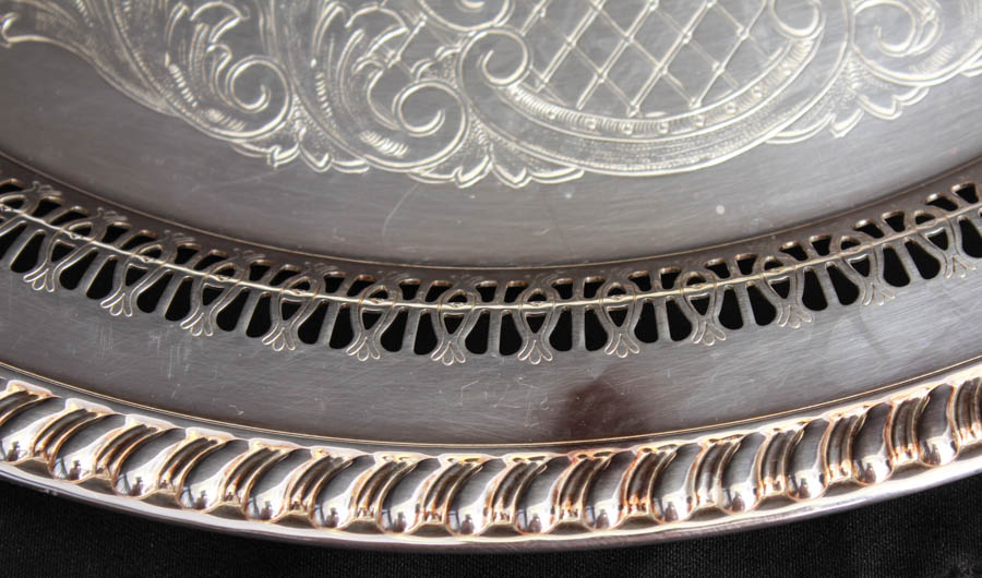 Assortment of Silver-Plated Serving Trays