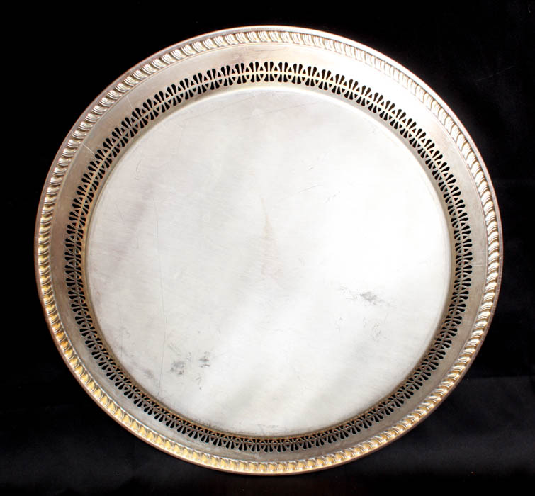 Assortment of Silver-Plated Serving Trays