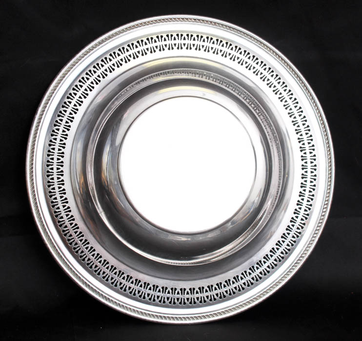 Assortment of Silver-Plated Serving Trays