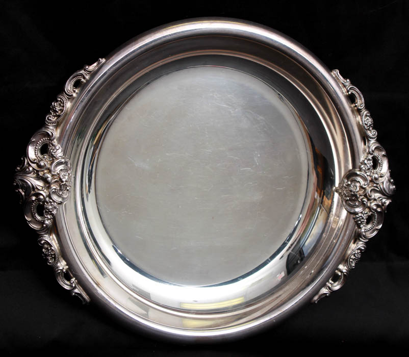 Assortment of Silver-Plated Serving Trays