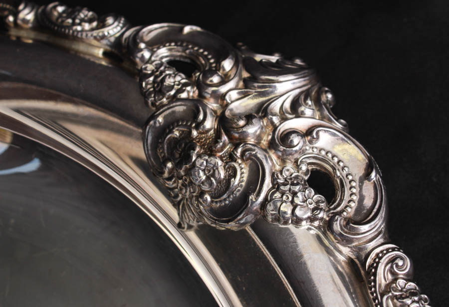 Assortment of Silver-Plated Serving Trays