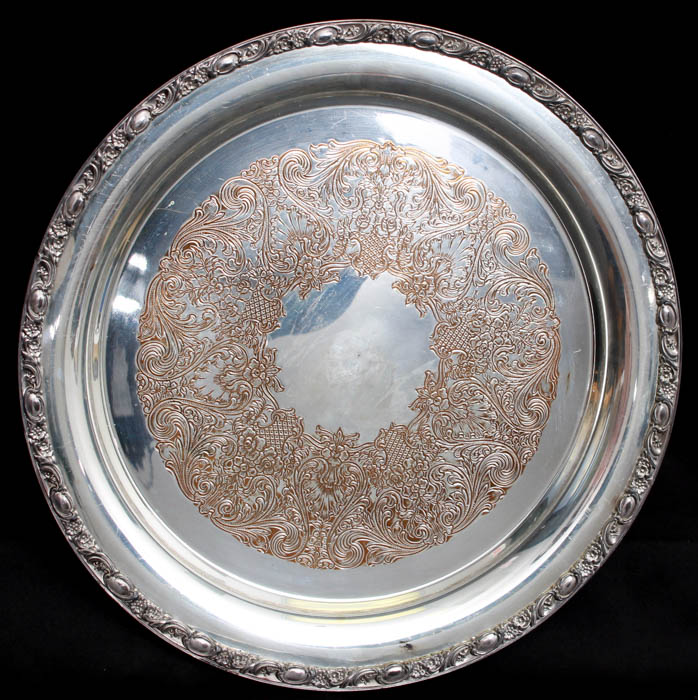 Assortment of Silver-Plated Serving Trays