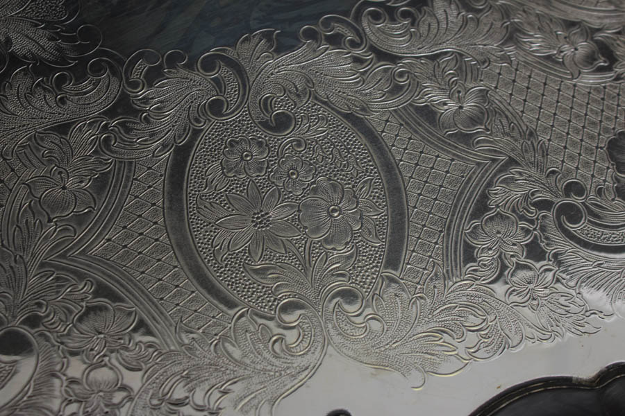 Assortment of Silver-Plated Serving Trays