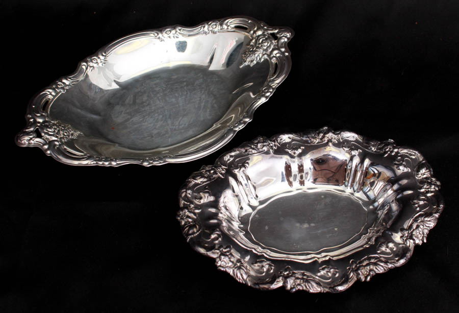 Assortment of Silver Plate Serving Pieces
