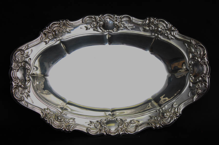 Assortment of Silver Plate Serving Pieces