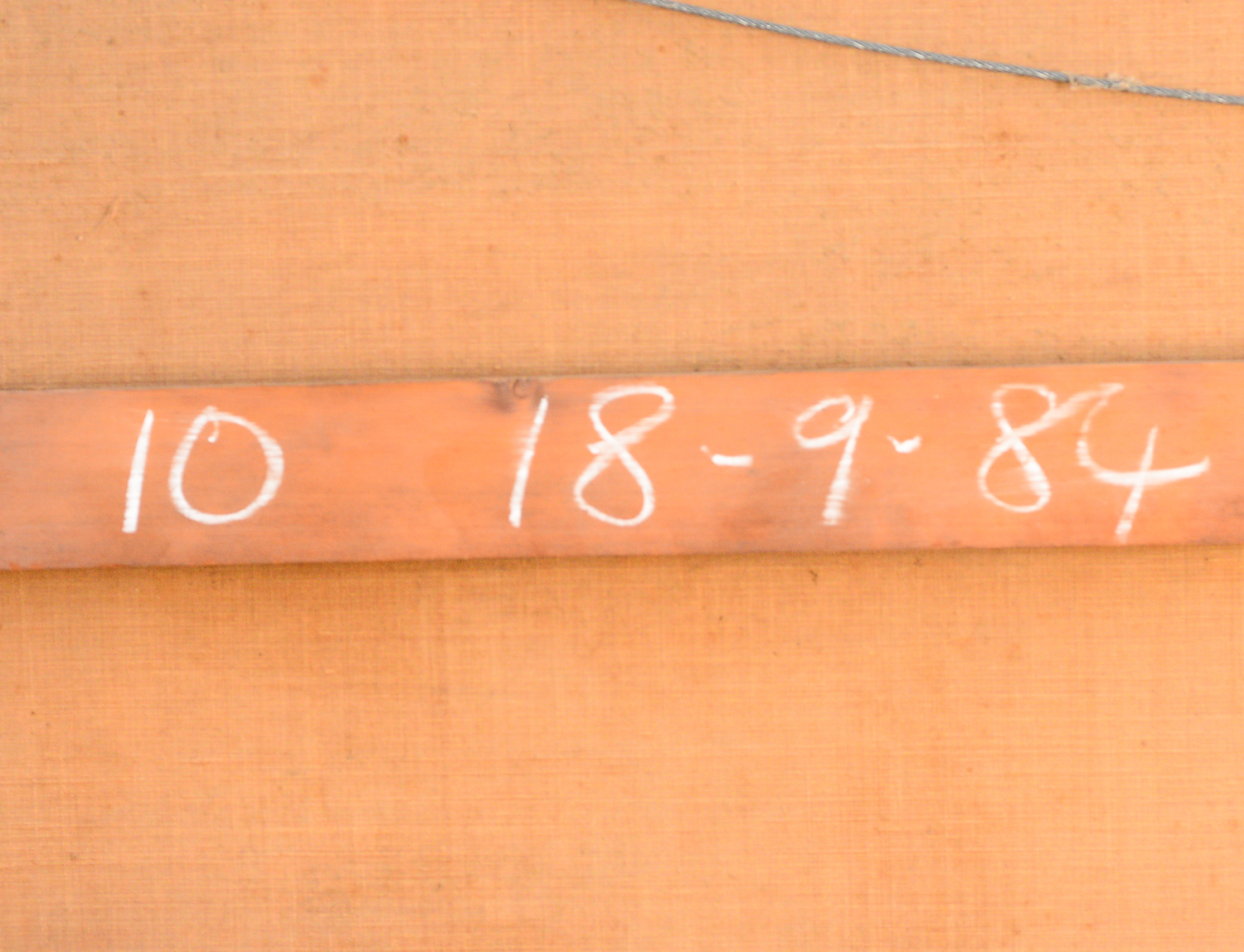 Large 8.5' Antique Portrait of Sir Christopher Wren Oil on Canvas