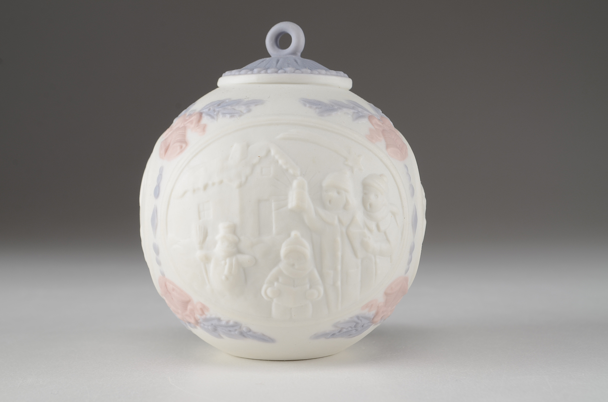 Two Lladro Porcelain Christmas Ornaments