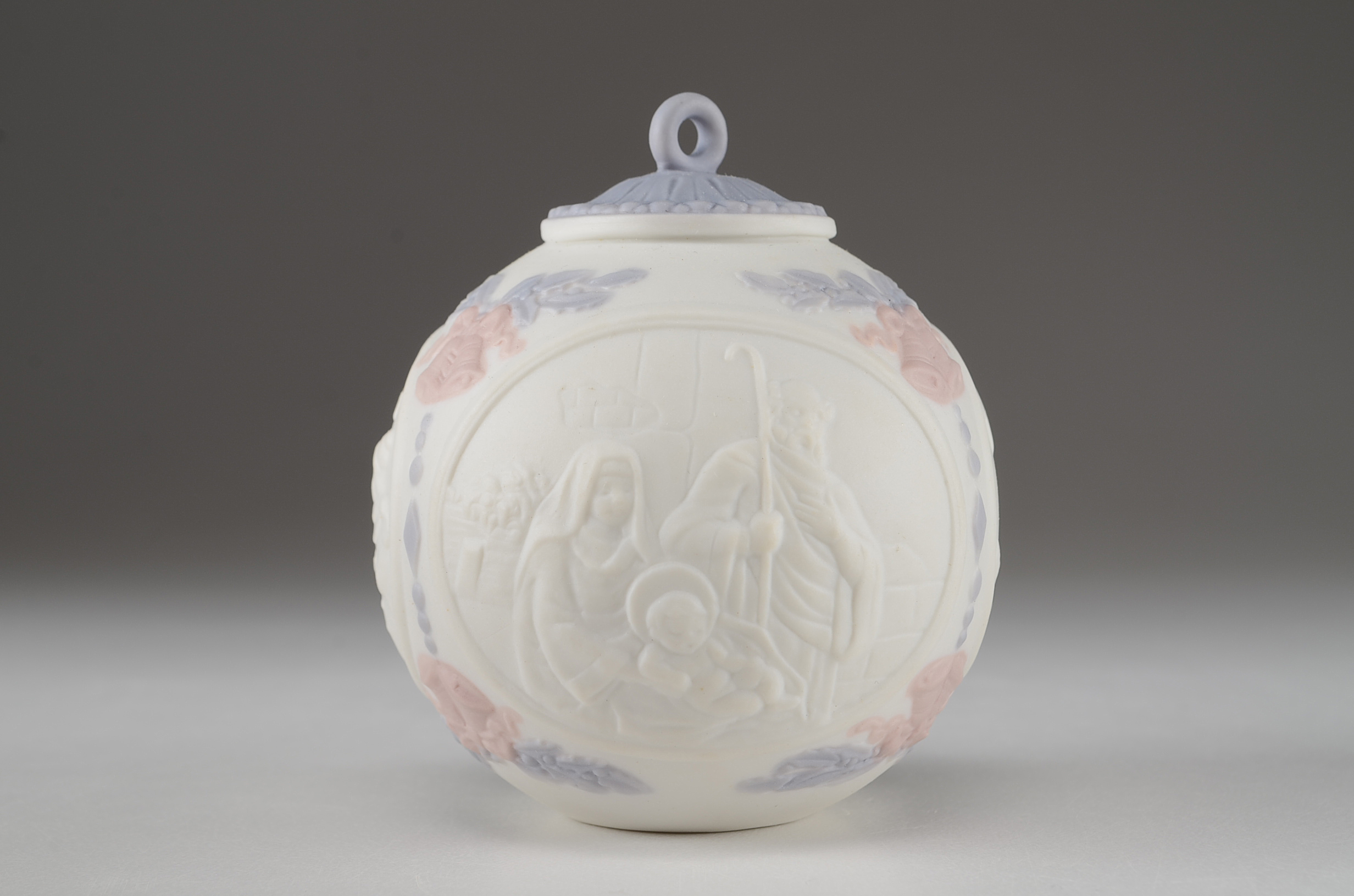 Two Lladro Porcelain Christmas Ornaments