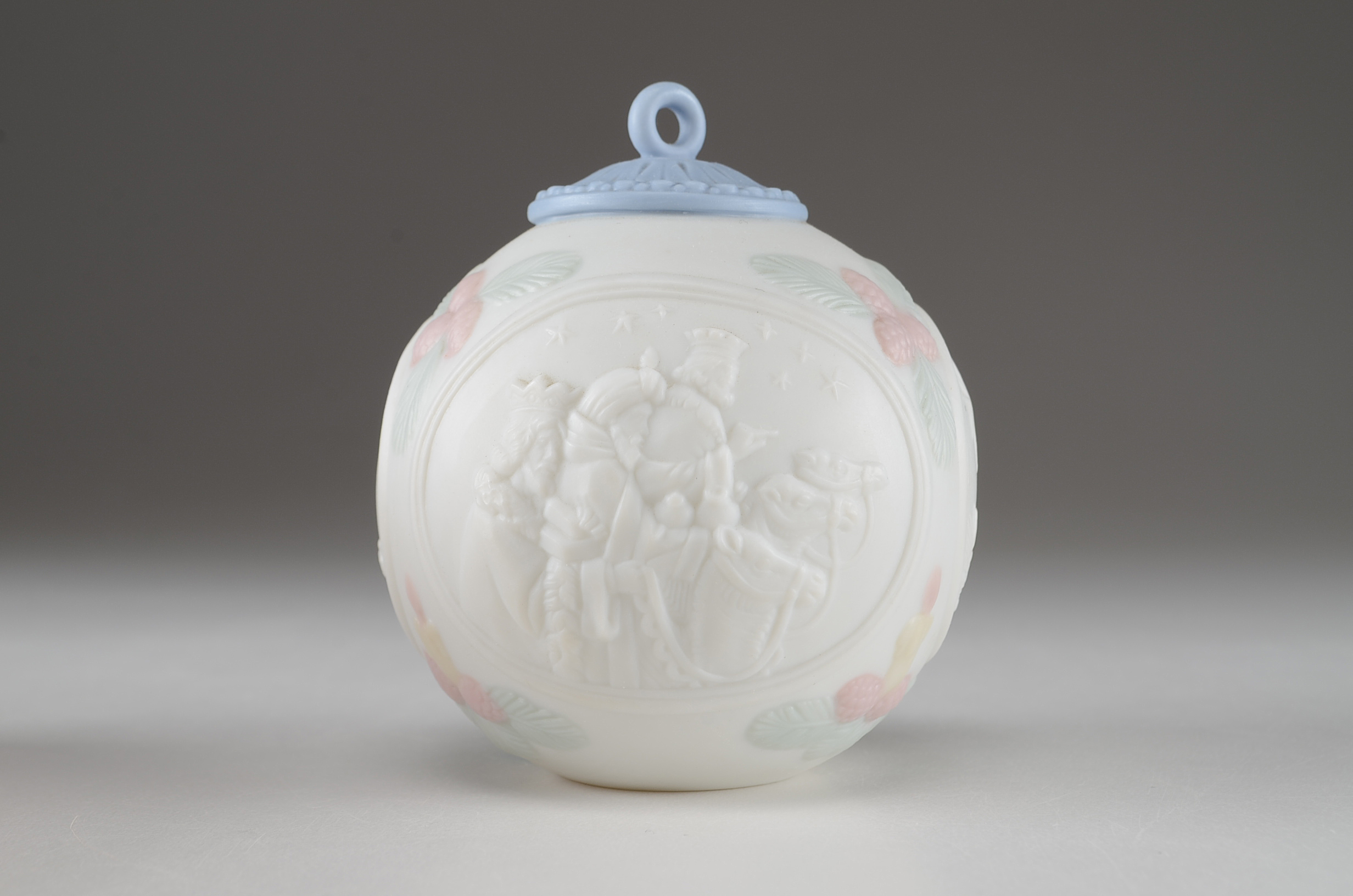 Two Lladro Porcelain Christmas Ornaments