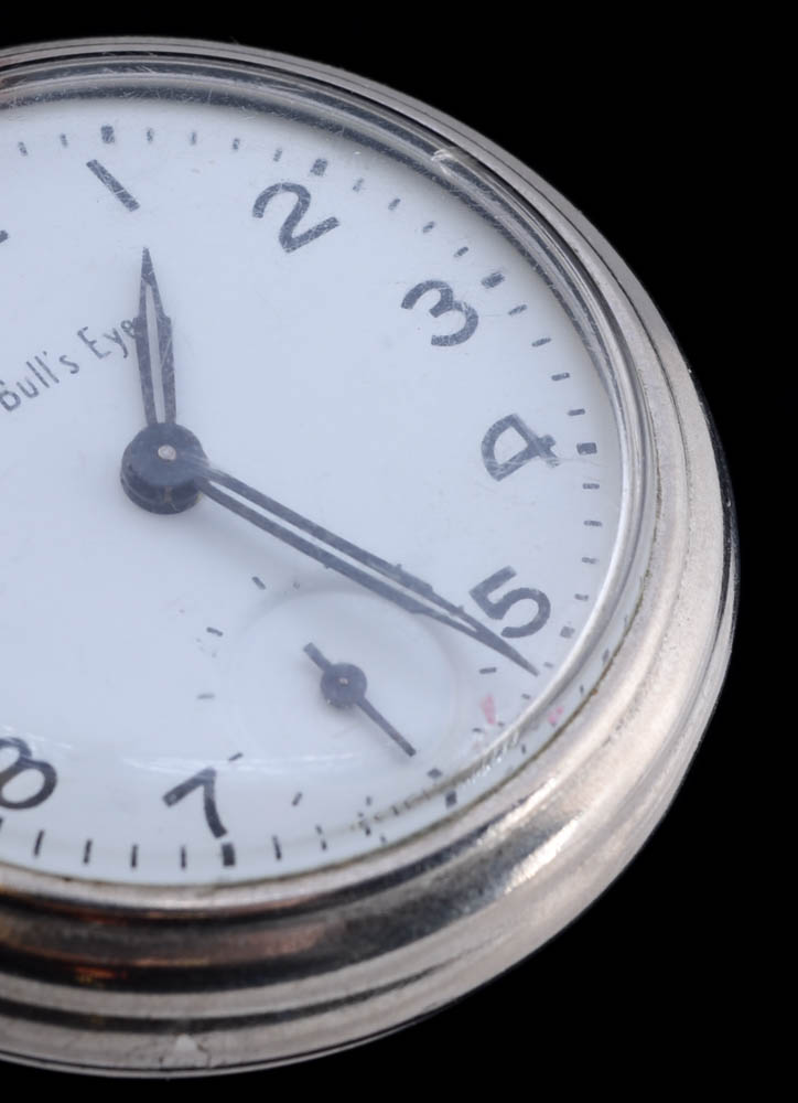 Two Nickel Silver Plated Pocket Watches