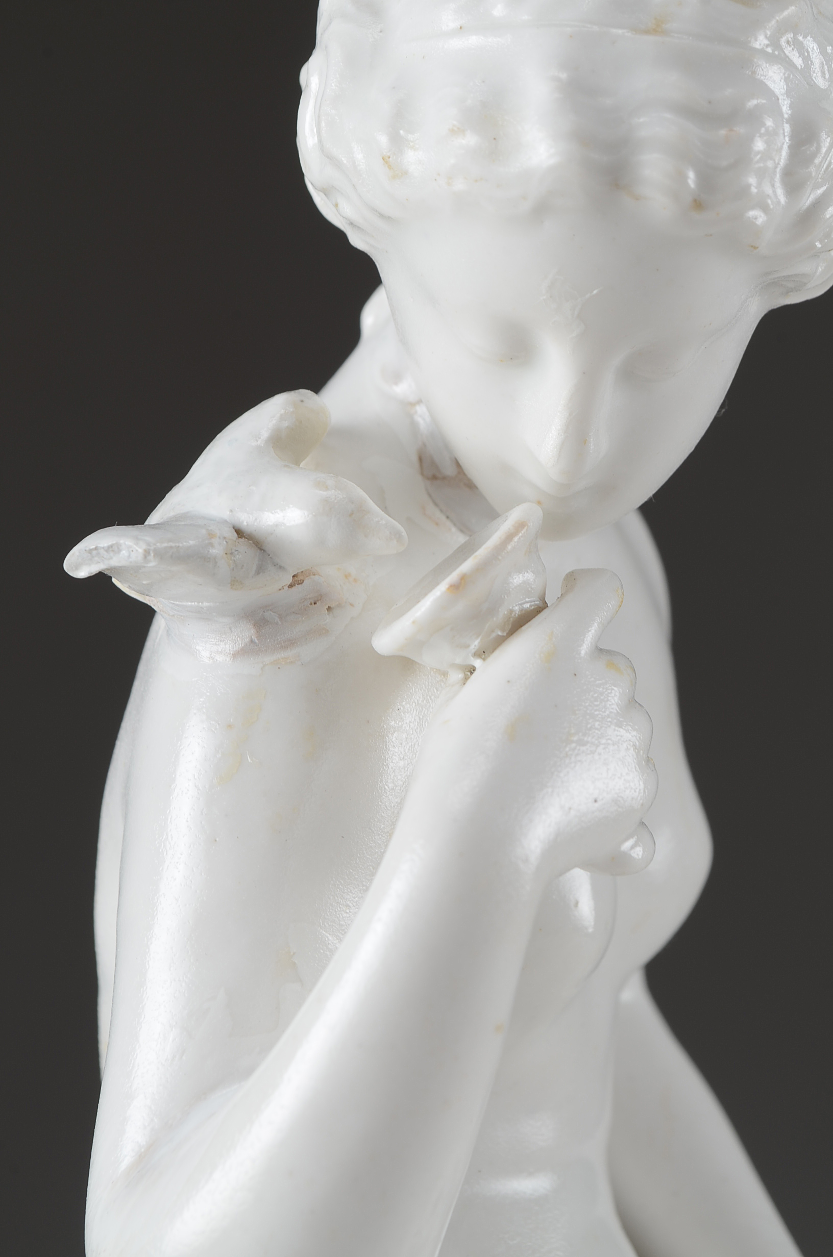 Antique German Parian Porcelain Nude Woman Figurine