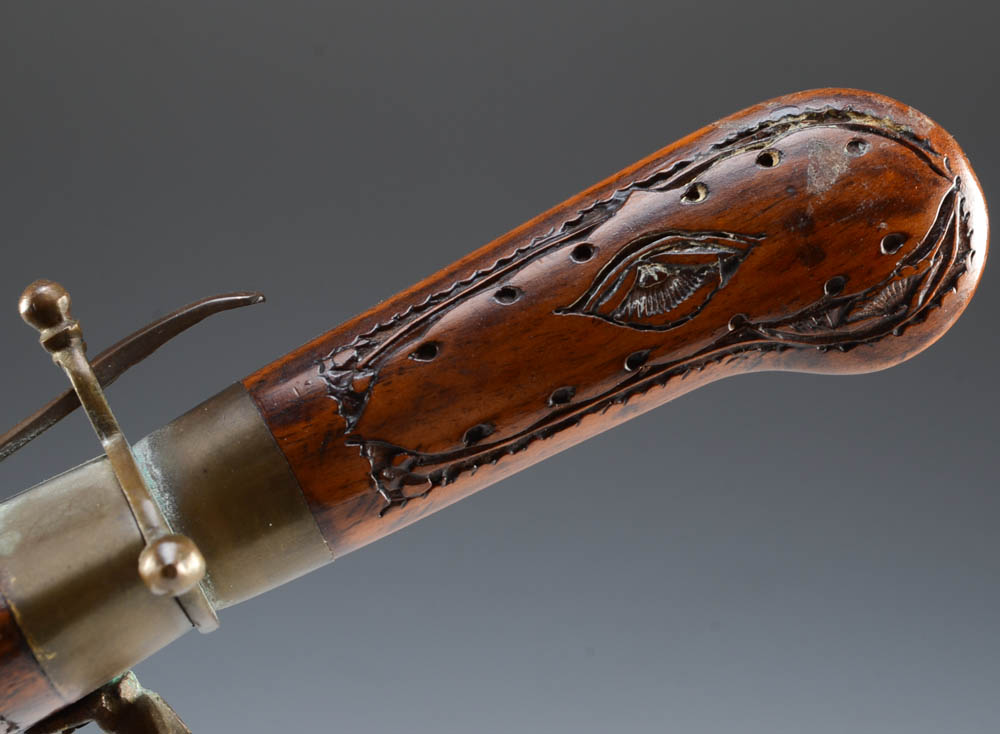 Indian Cutlery Set With Wooden Scabbard