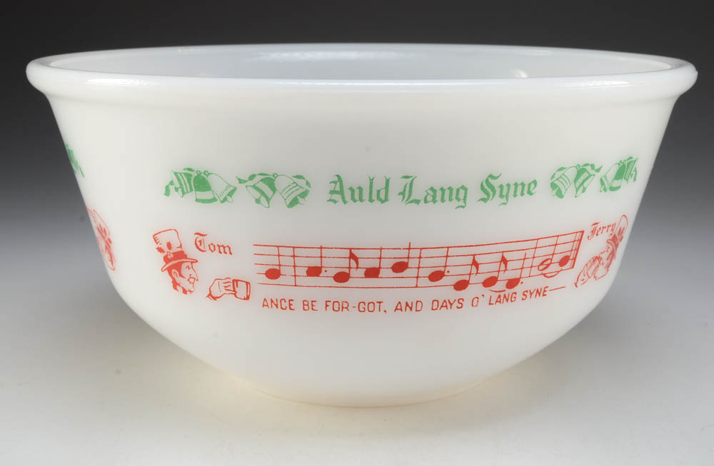 Hazel Atlas Tom and Jerry Eggnog "Auld Lang Syne" Set