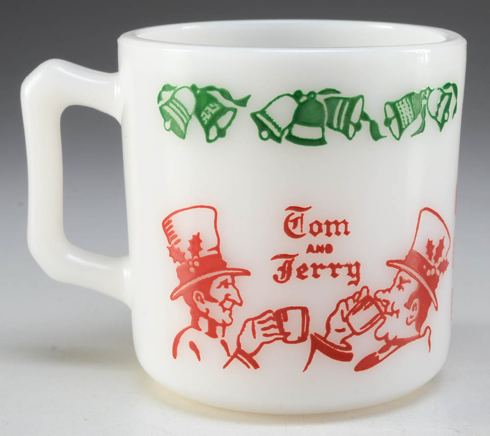 Hazel Atlas Tom and Jerry Eggnog "Auld Lang Syne" Set
