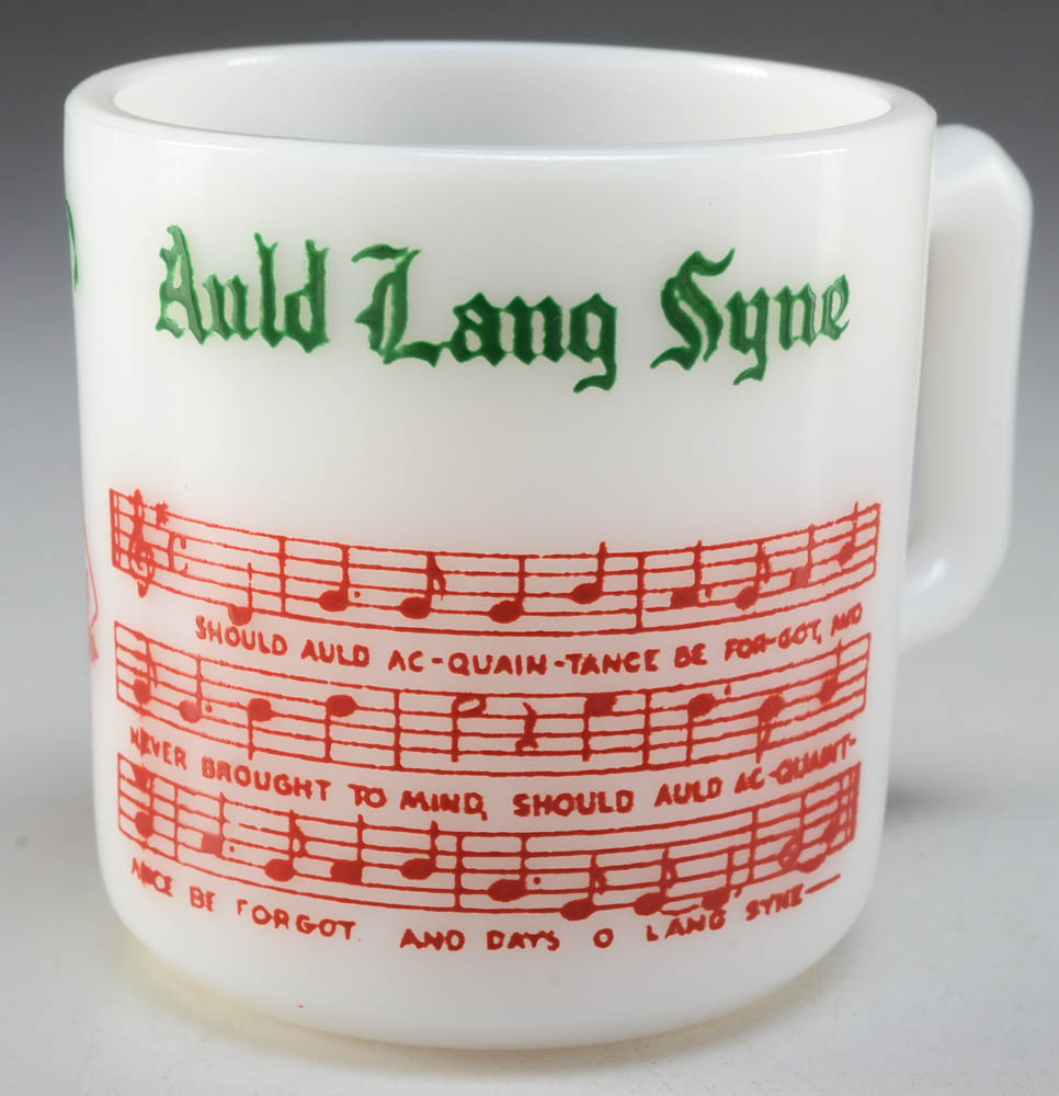 Hazel Atlas Tom and Jerry Eggnog "Auld Lang Syne" Set