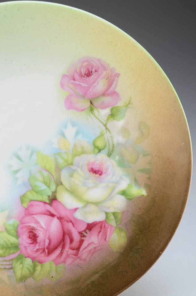 Pair of Hungarian Porcelain Display Plates