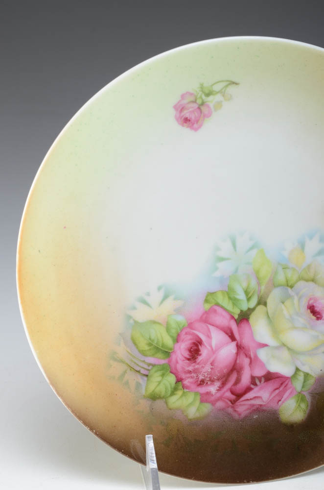 Pair of Hungarian Porcelain Display Plates