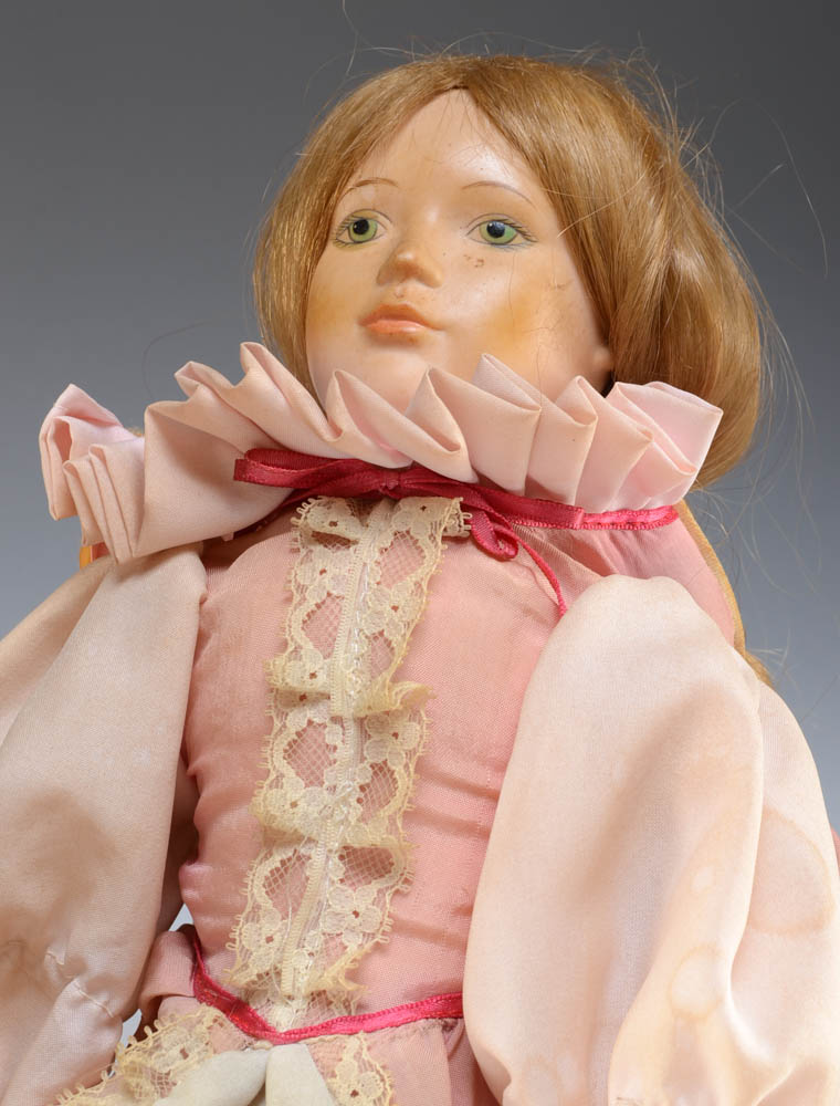 Two Vintage Bisque Porcelain Dolls