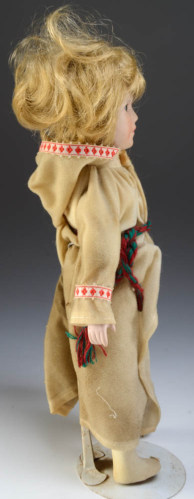 Two Vintage Bisque Porcelain Dolls