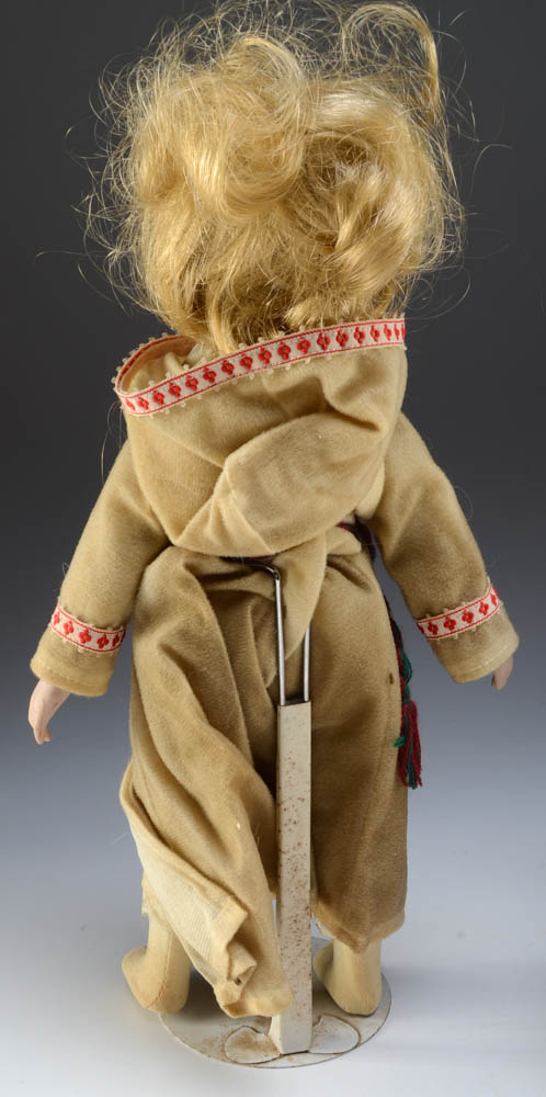 Two Vintage Bisque Porcelain Dolls